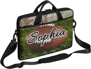 TropicalLife Personalized Laptop Bag 15 Inch Custom Sleeve Case with Handle Shoulder Strap Computer Messenger Bag