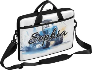 TropicalLife Personalized Laptop Bag 15 Inch Custom Sleeve Case with Handle Shoulder Strap Computer Messenger Bag