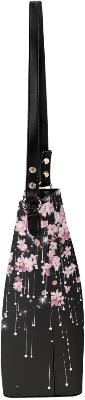 Tuoxiukan Personalized Tote Bags for Women Custom Handbags with Logo Shoulder Cross-body Bucket Bags Gifts for Her
