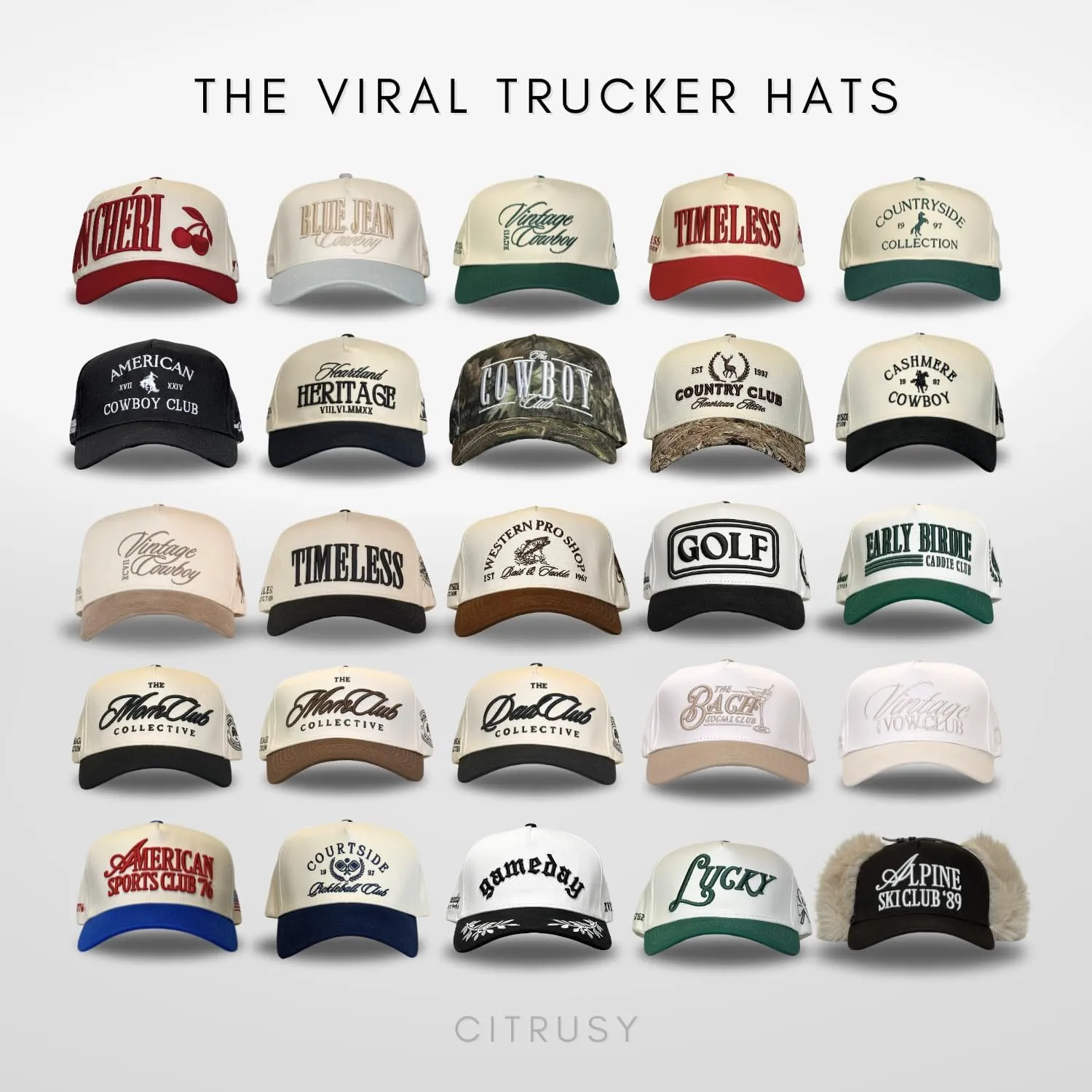 Vintage Mom & Dad Trucker Hats | Men & Women | Kids Grandpa Boy Mom Girl Dad Hats | Country Western | Cotton | Snapback