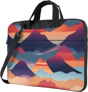 Volcano Bloom Stylish 13-15.6 Inch Laptop Bag For Man And Women, Computer Messenger Bag, Trendy Shoulder Strap Design