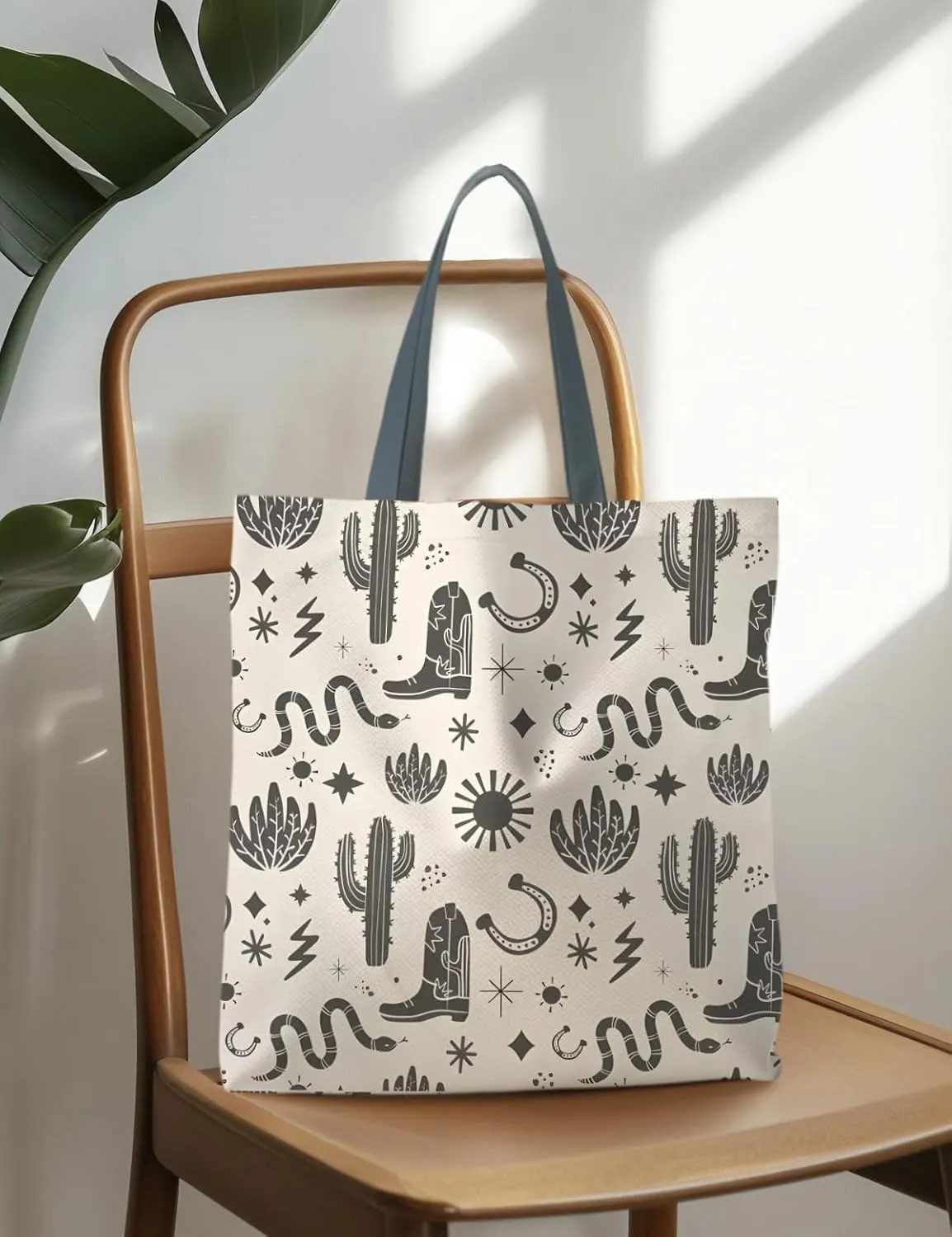 Western Tote Bag, Western Stuff for Women, Western Reusable Grocery Bags Shopping Bags