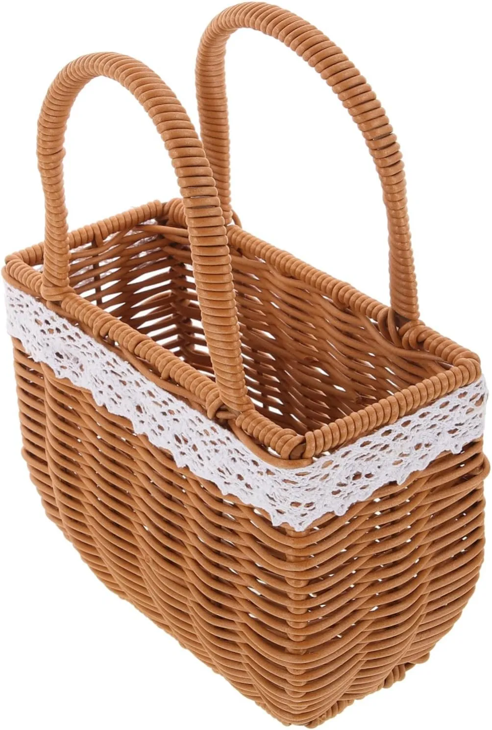Wicker Material Bag Woven Tote Summer Clutch Wicker Purse Perfect for Parties Weddings