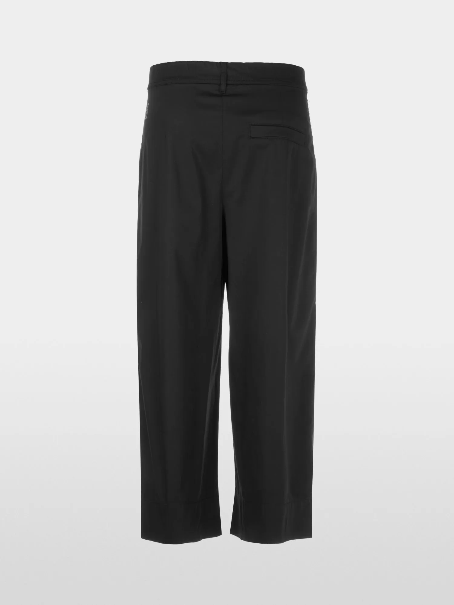 Wide Leg Crop Pant - Black