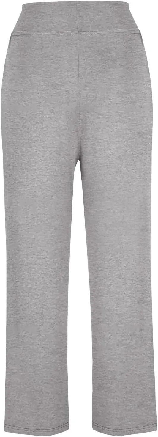 Wide Leg Yoga Pants for Women Trendy Drawstring High Waisted Workout Leggings Flare Bootleg Loose Fit Trousers