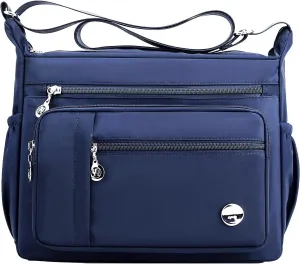Women Shoulder Handbag Spacious Multi Pocket Bag Women Crossbody Fashion Handbag Top Handle Satchel
