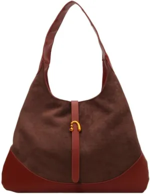 Women Slouchy Large Capacity Tote Bag Vintage Casual Hobo Bag Chic Shoulder Bag Satchel Purse Clutch Bag Underarm bag