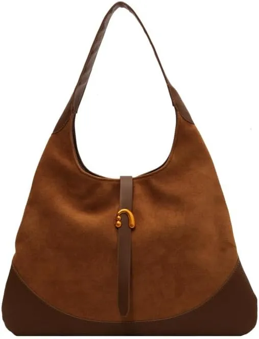 Women Slouchy Large Capacity Tote Bag Vintage Casual Hobo Bag Chic Shoulder Bag Satchel Purse Clutch Bag Underarm bag