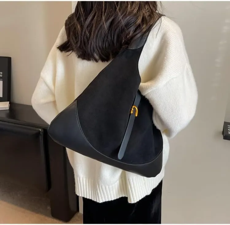 Women Slouchy Large Capacity Tote Bag Vintage Casual Hobo Bag Chic Shoulder Bag Satchel Purse Clutch Bag Underarm bag