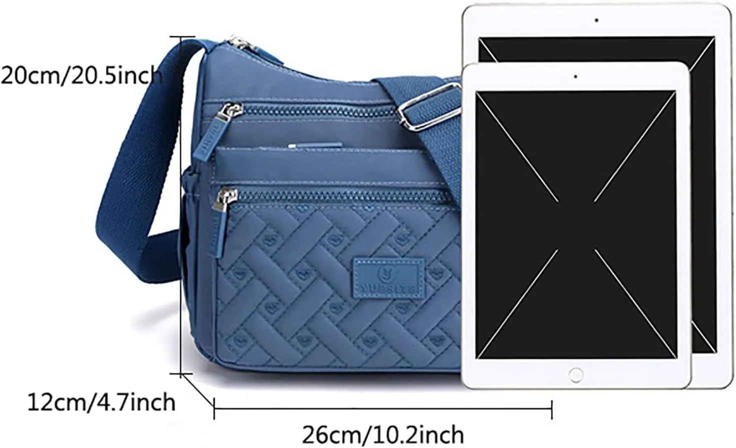 Women's Anti Theft Shoulder Bags Lightweight Quilted Leather Handbags for Women Beach Bag Water Proof Sandproof(Khaki)