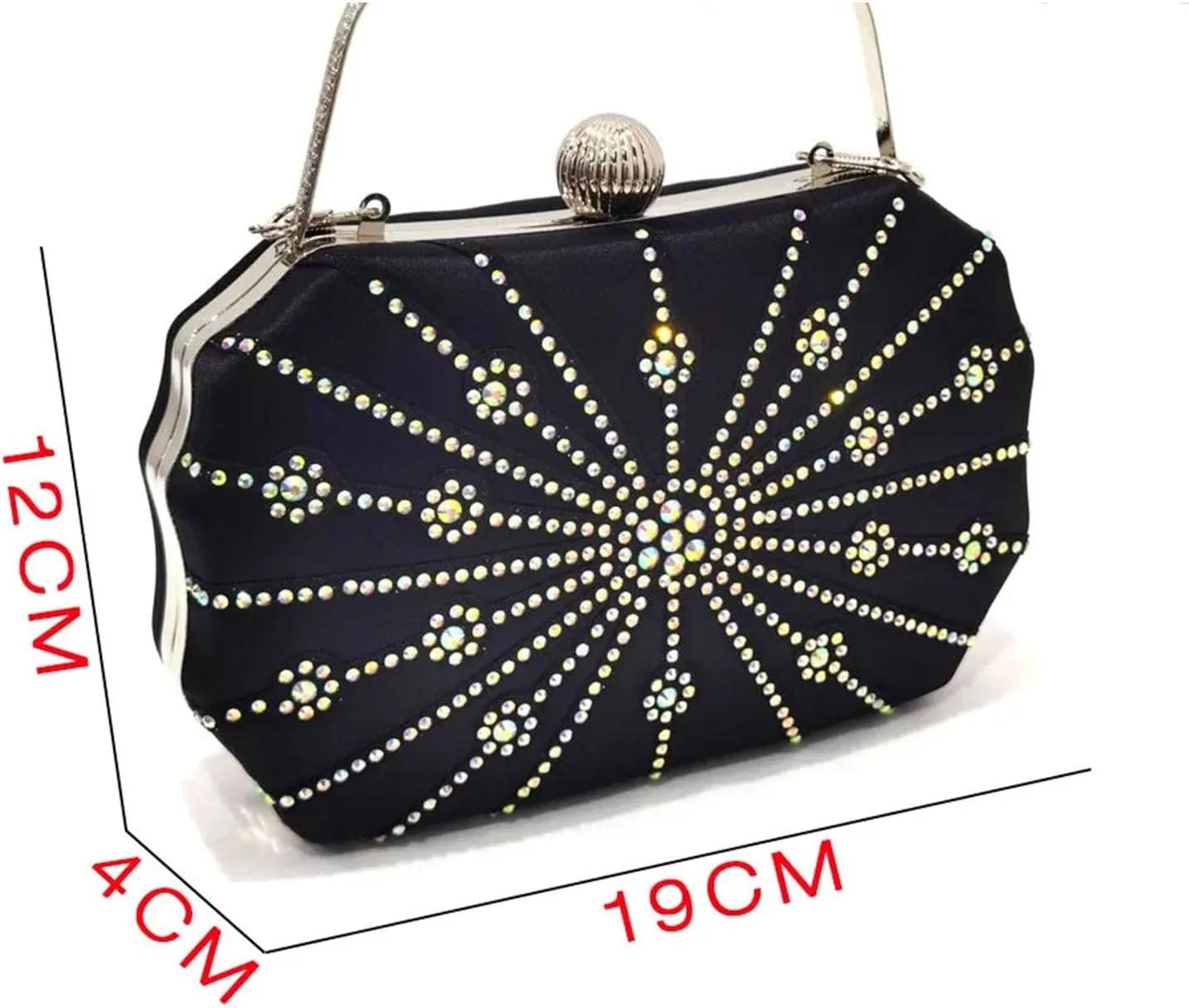 Women's Black INS Style Bridal Set - Artisan-Crafted Heels & Pearl-Clasp Clutch for Nigerian Traditional Weddings