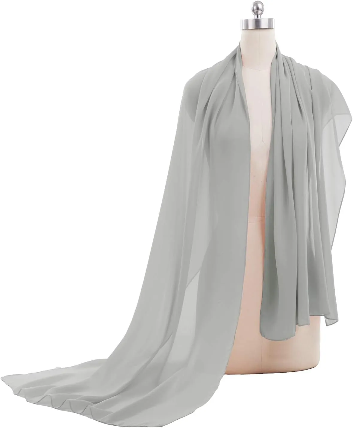 Women's Chiffon Bridal Evening Dresses Shawl Wraps