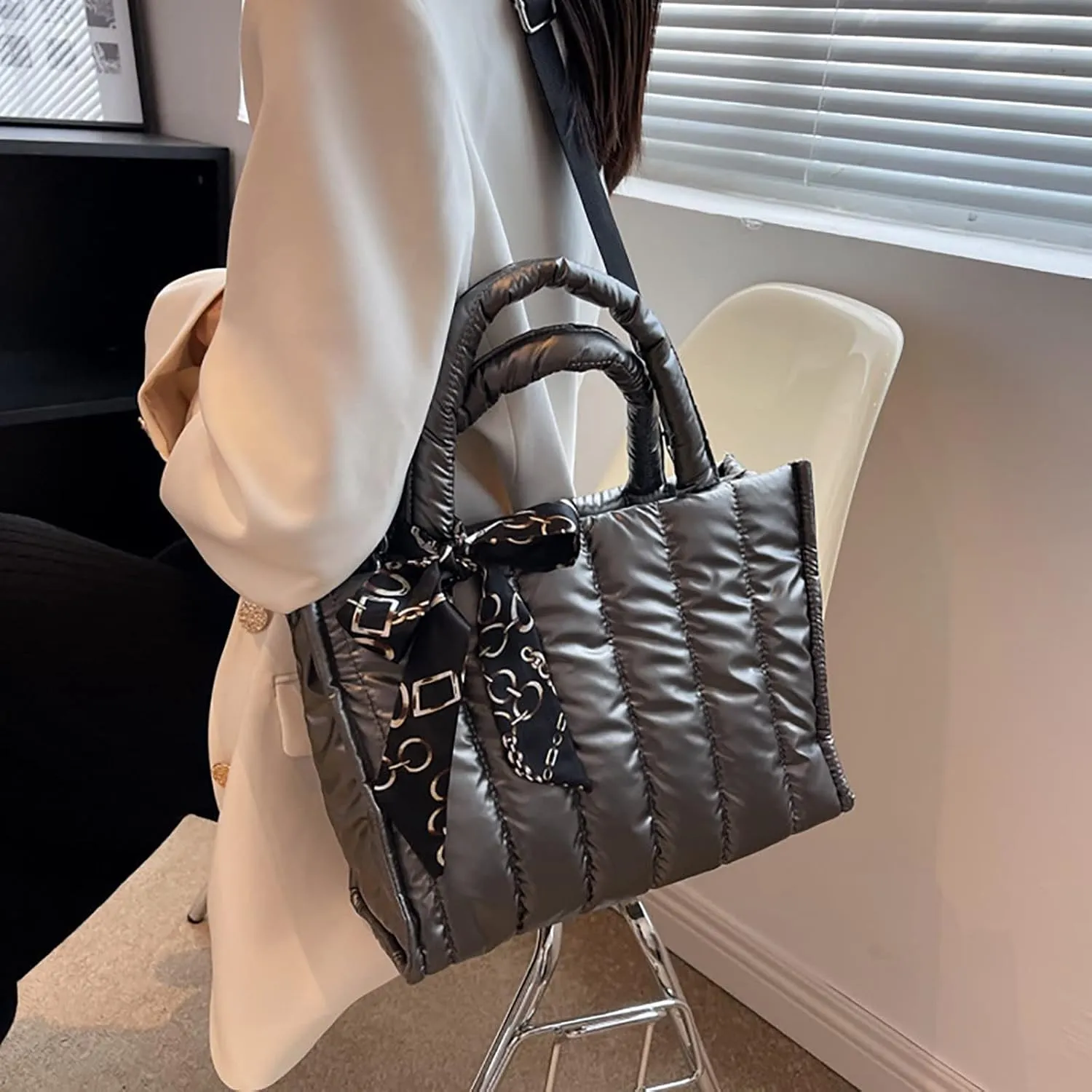 Women's Classic Satchel Bags Genuine Leather Crossbody Bags for Women Trendy Waterproof Cross Body Bag(One Size)