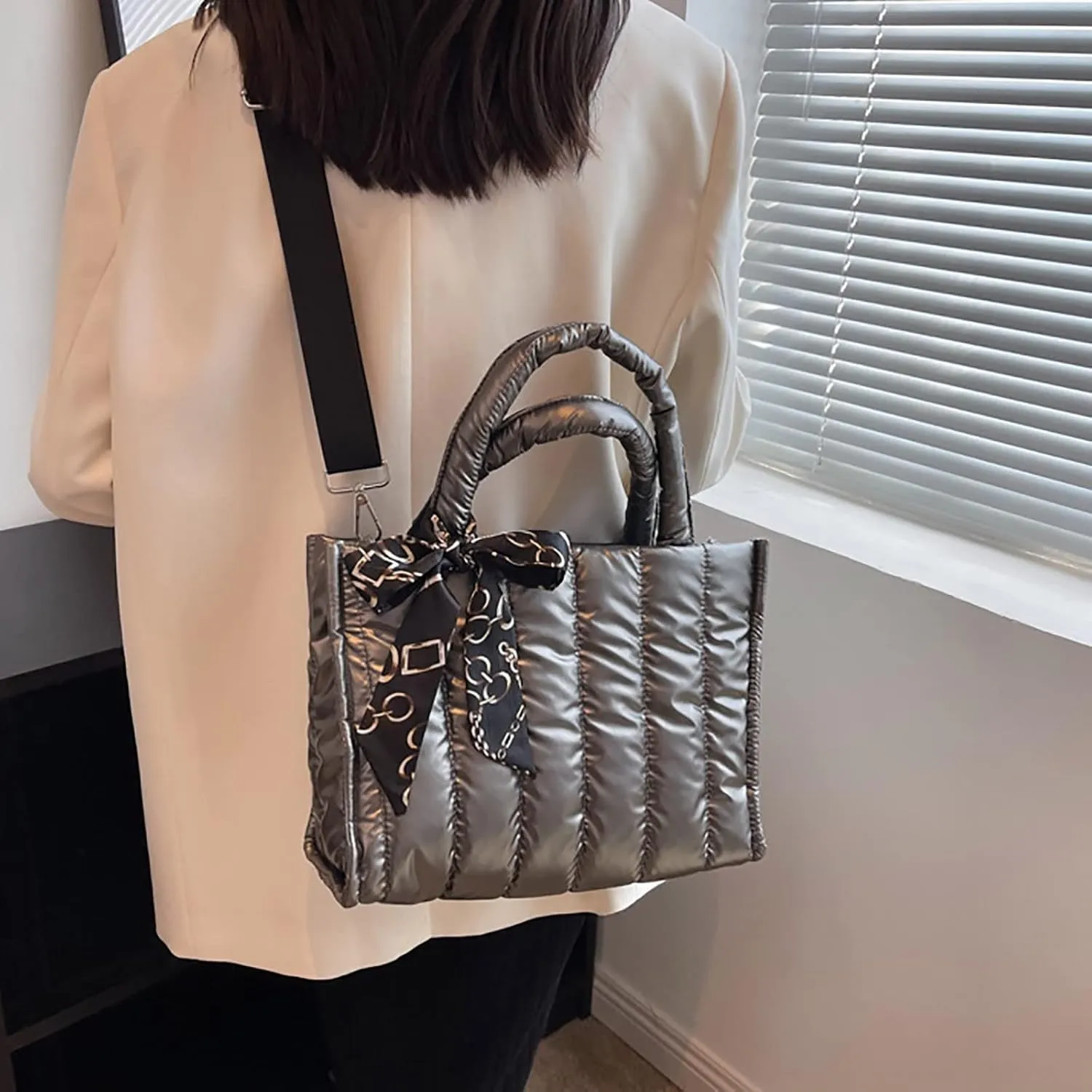 Women's Classic Satchel Bags Genuine Leather Crossbody Bags for Women Trendy Waterproof Cross Body Bag(One Size)