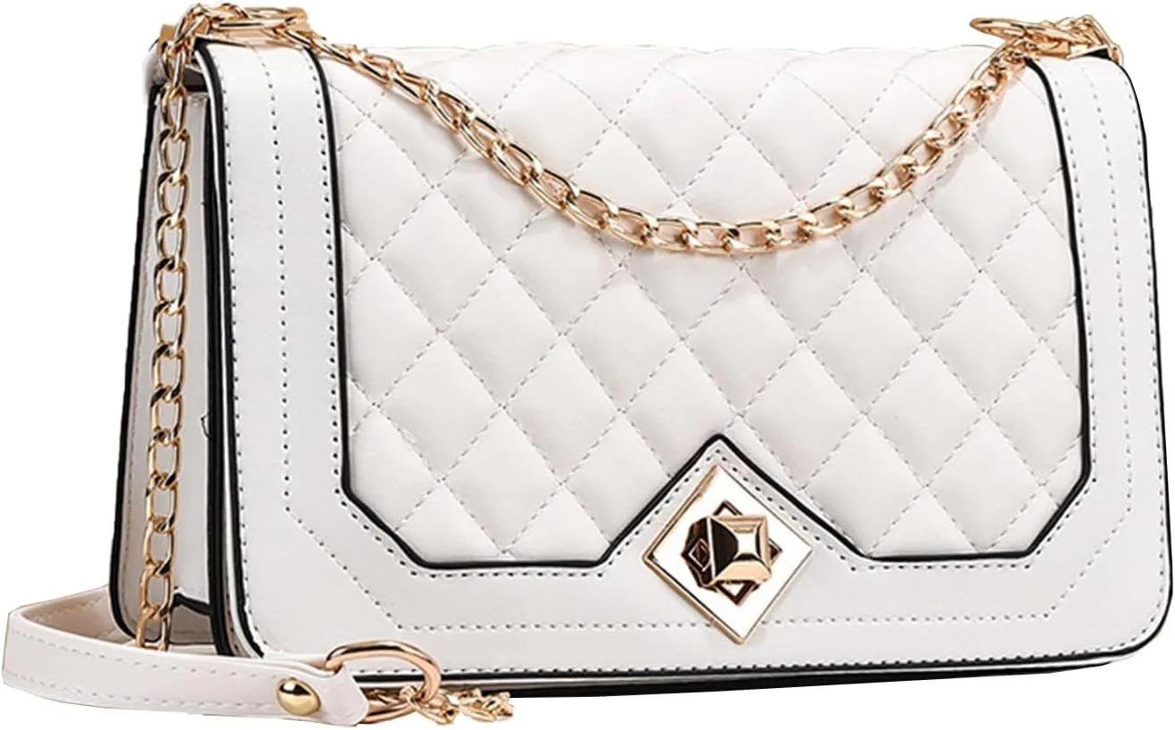 Women's Crossbody Bags Quilted Leather Shoulder Bags Quilted Tote Bags Clutch Bags Evening Bags Wallets