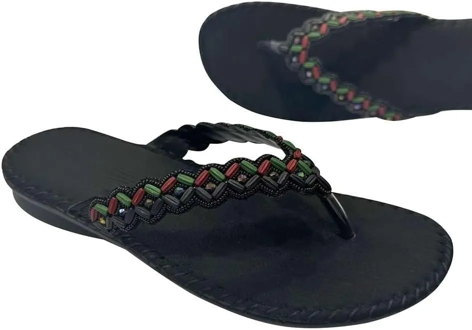 Womens Fashion Orthotic Etnic Flip Flops Ladies Slip On Cushion Thong Sandals With Comfortable Arch Support