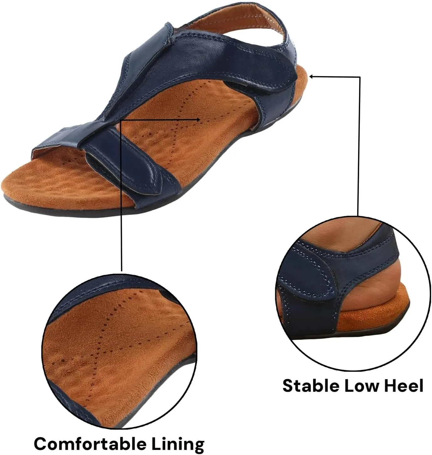 Women's Flat Sandals Arch Support Orthopedic Sandals for Women 2025 Comfortable Soft Cushion Sandal Fashion Summer Beach Vacation Comfort Shoes