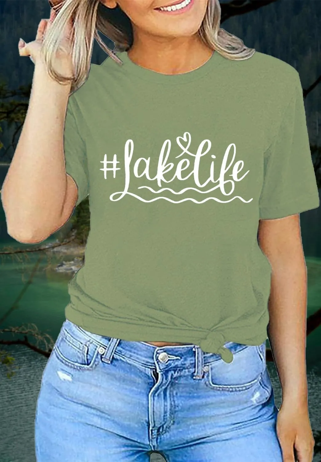 Womens Graphic Tees Funny Sayings Letter Print Casual Top Workout Basic Tunic Shirt