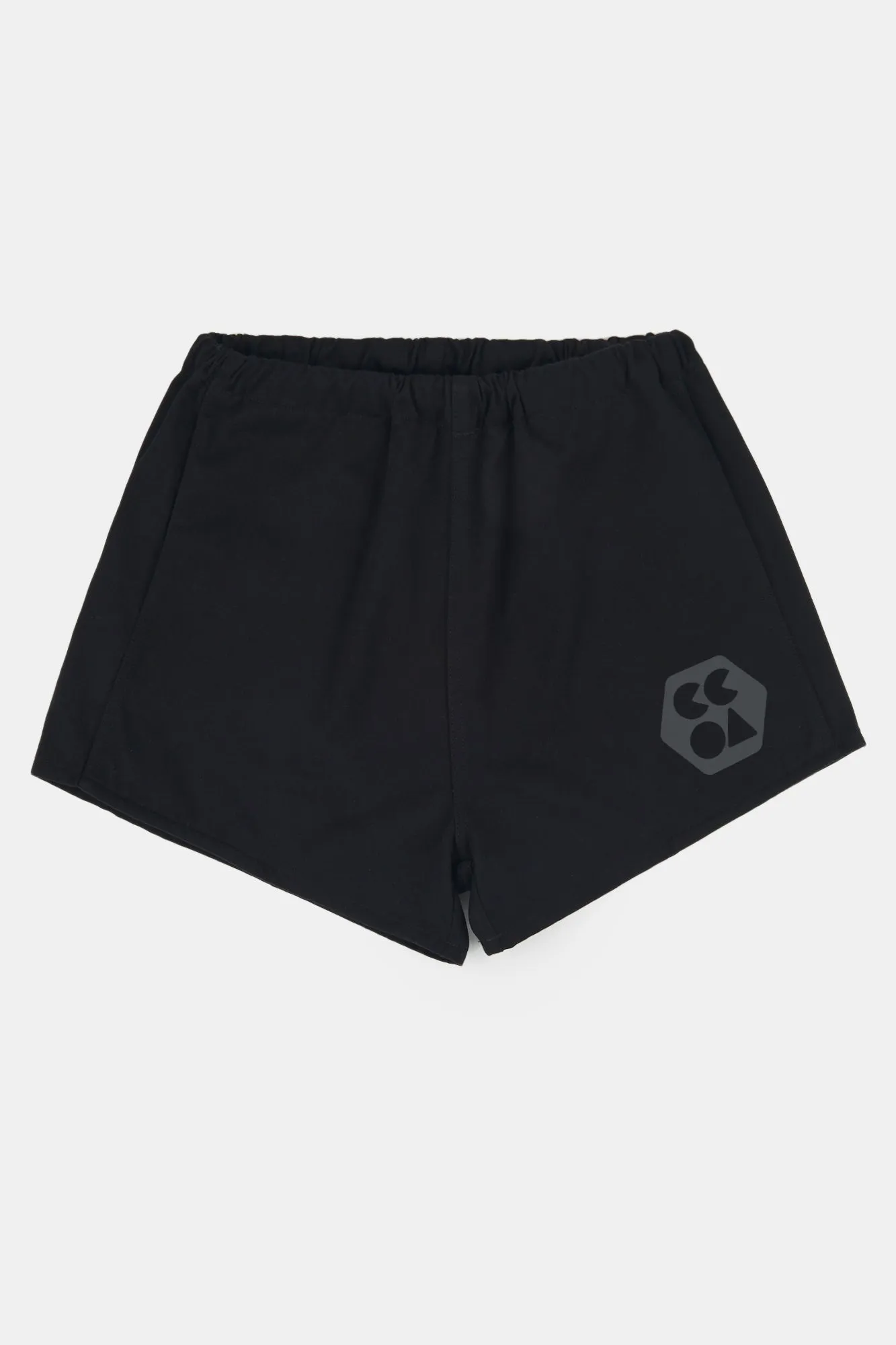 Women's Heavyweight Sports Short Plastic Free - Black