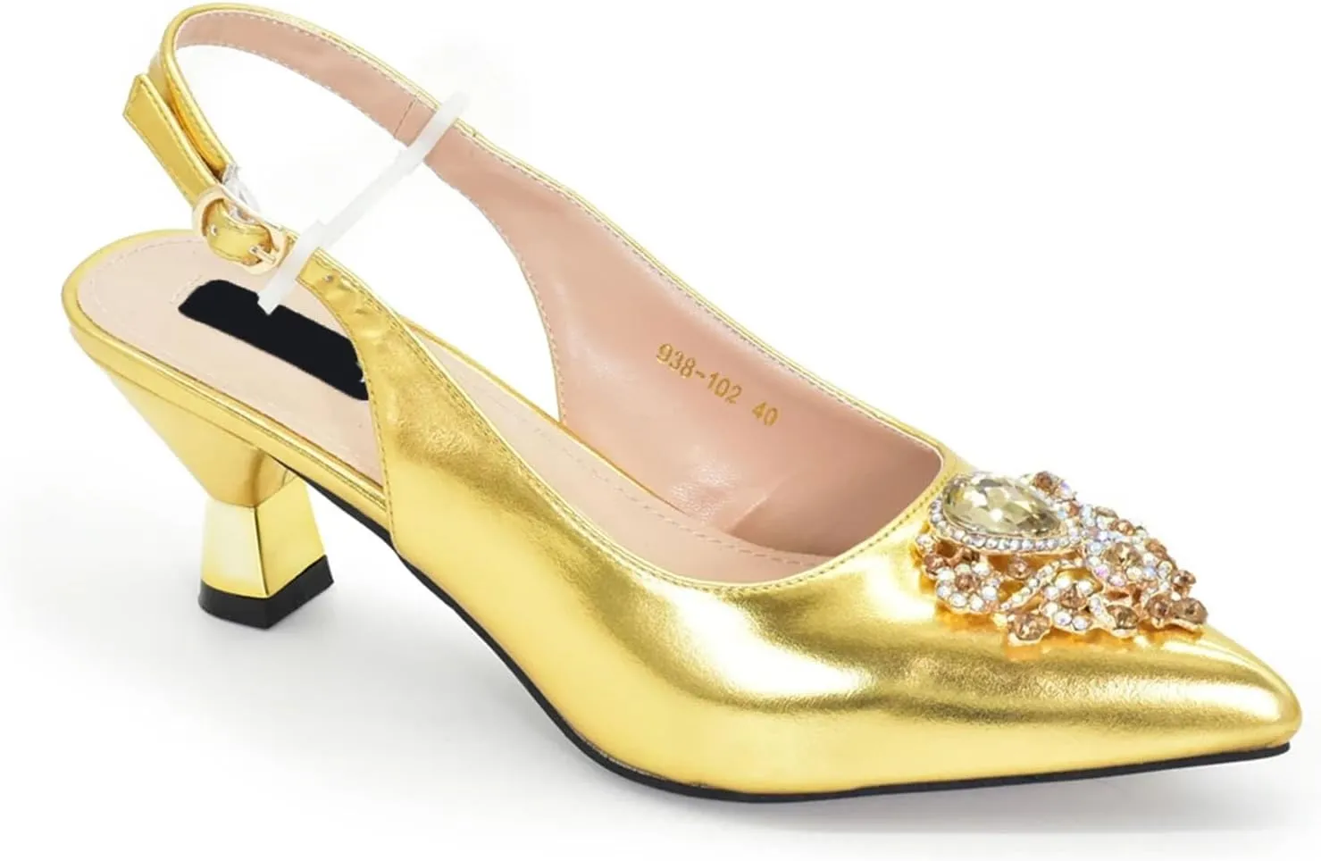 Women's Italian Wedding Shoe & Bag Set - Designer Pointed Toe Party Pumps & Matching Clutch