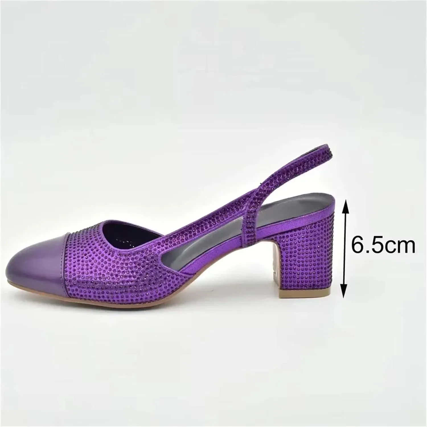 Women's Italian Wedding Shoe & Bag Set - Elegant Rhinestone Party Collection