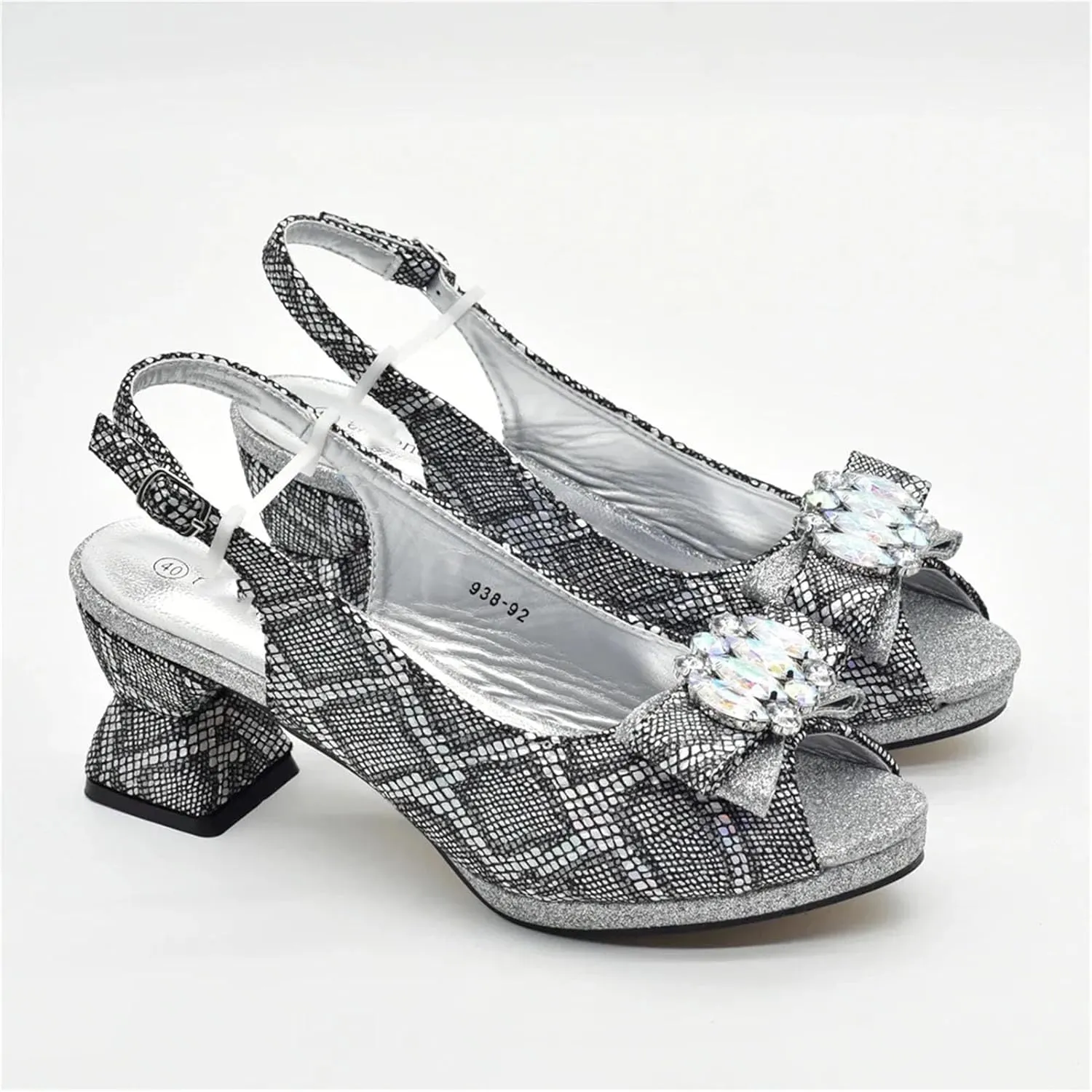 Women's Nigerian-Italian Wedding Set - Applique & Rhinestone-Embellished Luxury Collection