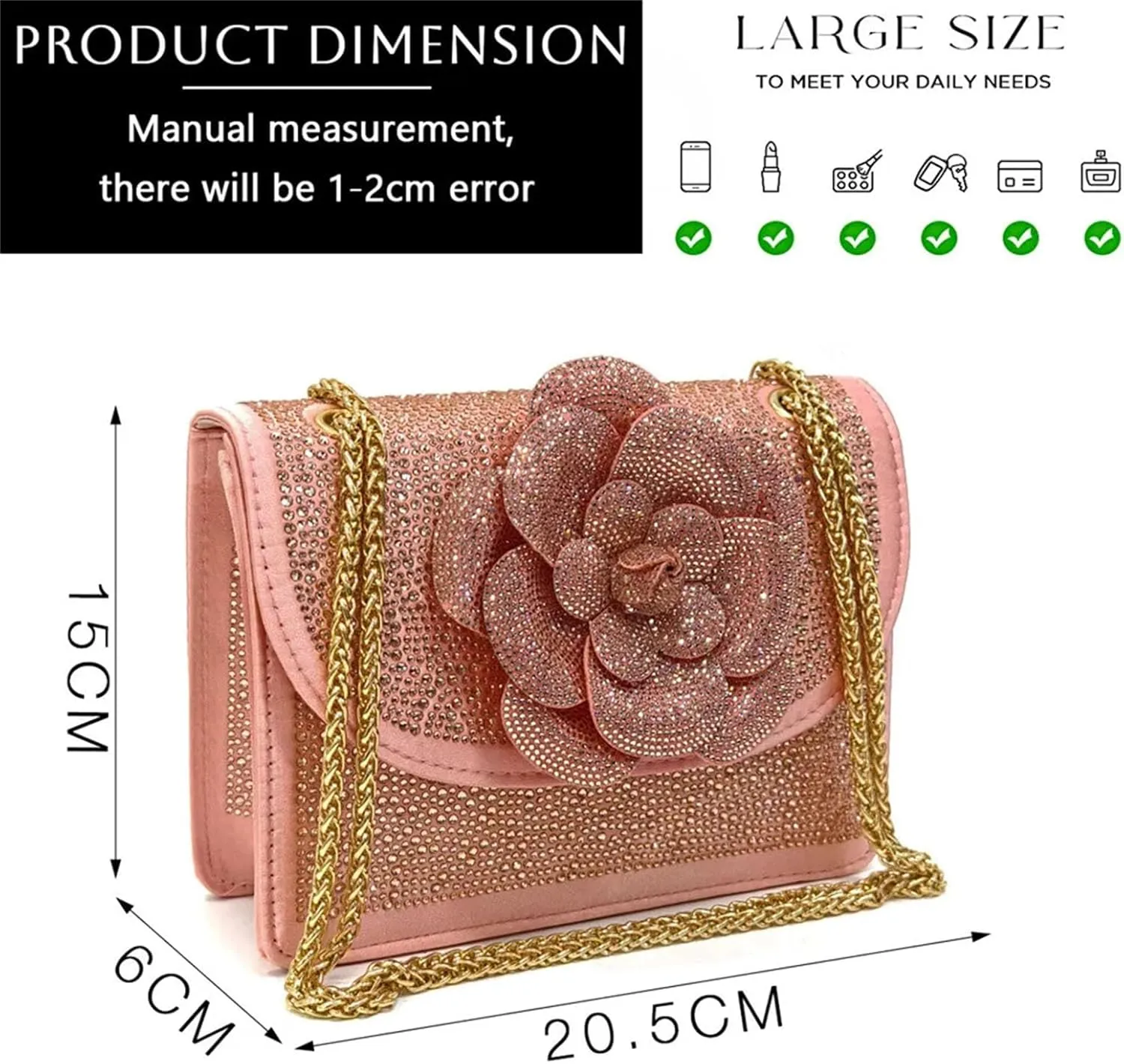 Women's Peach Knot Bridal Set - Pearl-Embellished Pumps & Durable Clutch for Nigerian Wedding Receptions