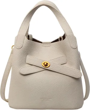 Women's Pure Color Bucket Bags and Crossbody Bags,Female Purses Versatile Tote Bags Shoulder Bags Satchel Bags White01