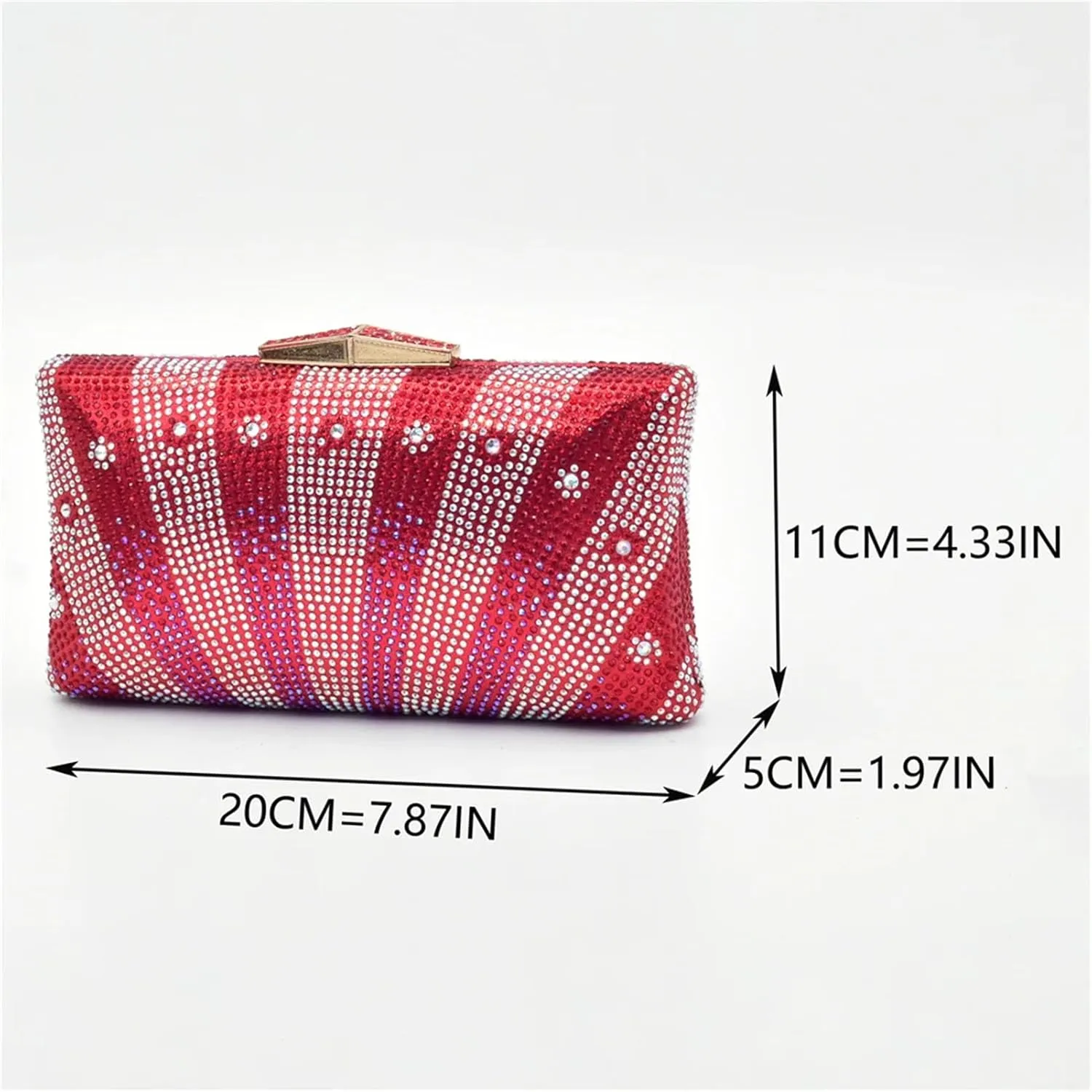 Women's Red African Shoe & Bag Set - Matching Pumps & Clutch for Nigerian Weddings and Evening Events