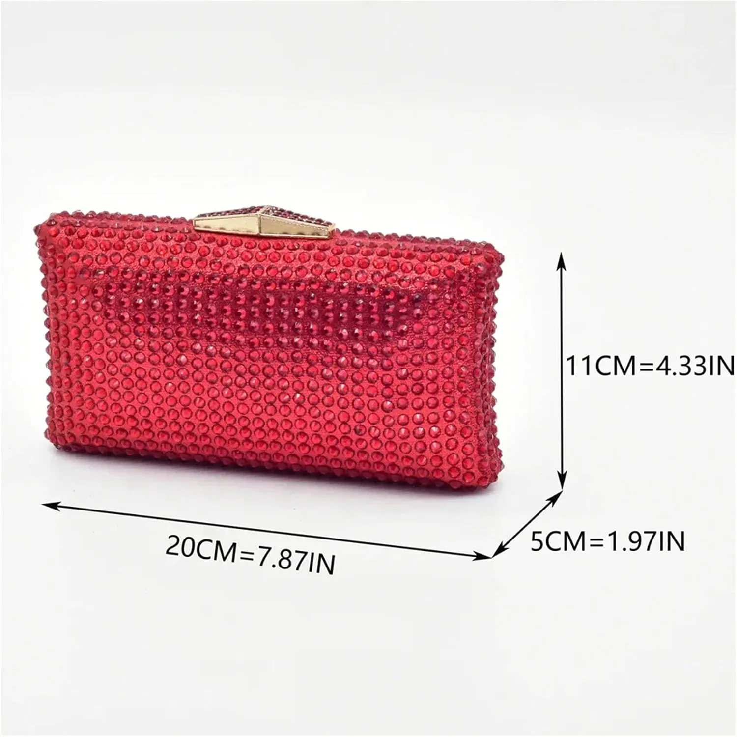 Women's Royal African Wedding Shoe & Bag Set - Handcrafted Crystal-Embellished Pumps with Gold-Tone Clutch for Grand Celebrations