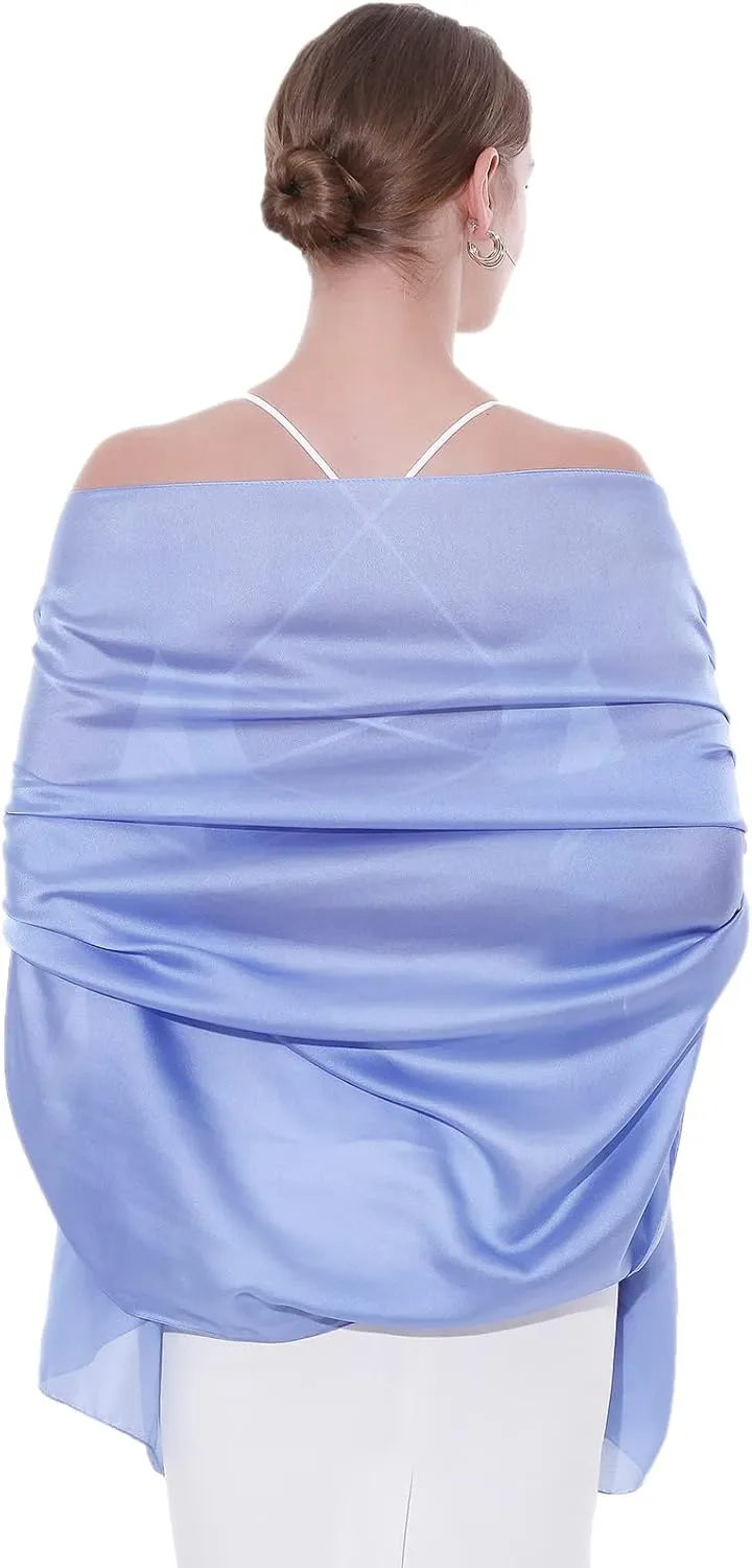 Womens Scarf Pashmina Shawls and Wraps for Evening Dresses Like Chiffon Silk Scarf for Bridal Weddings