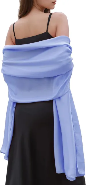 Womens Scarf Pashmina Shawls and Wraps for Evening Dresses Like Chiffon Silk Scarf for Bridal Weddings