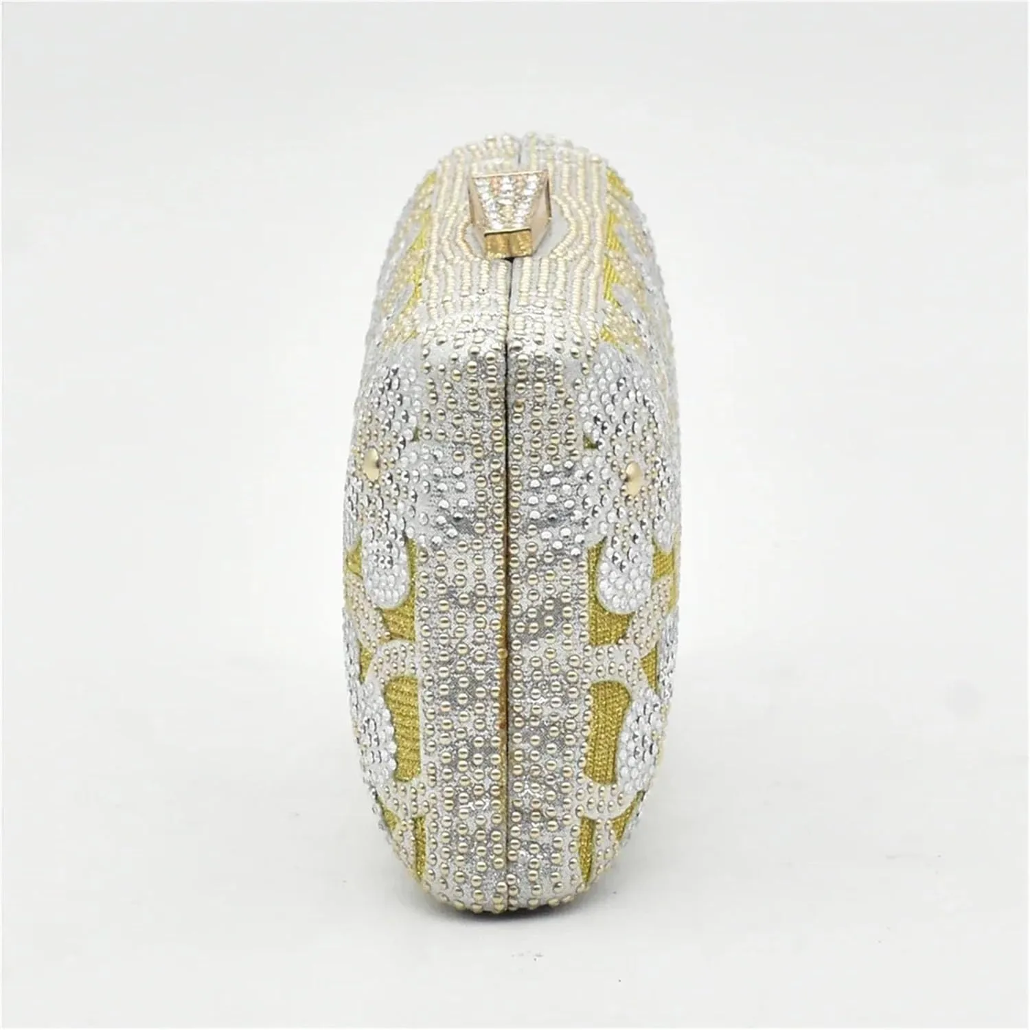 Women's Silver African-Italian Set - Matching Pumps & Clutch for Nigerian Weddings and Evening Parties