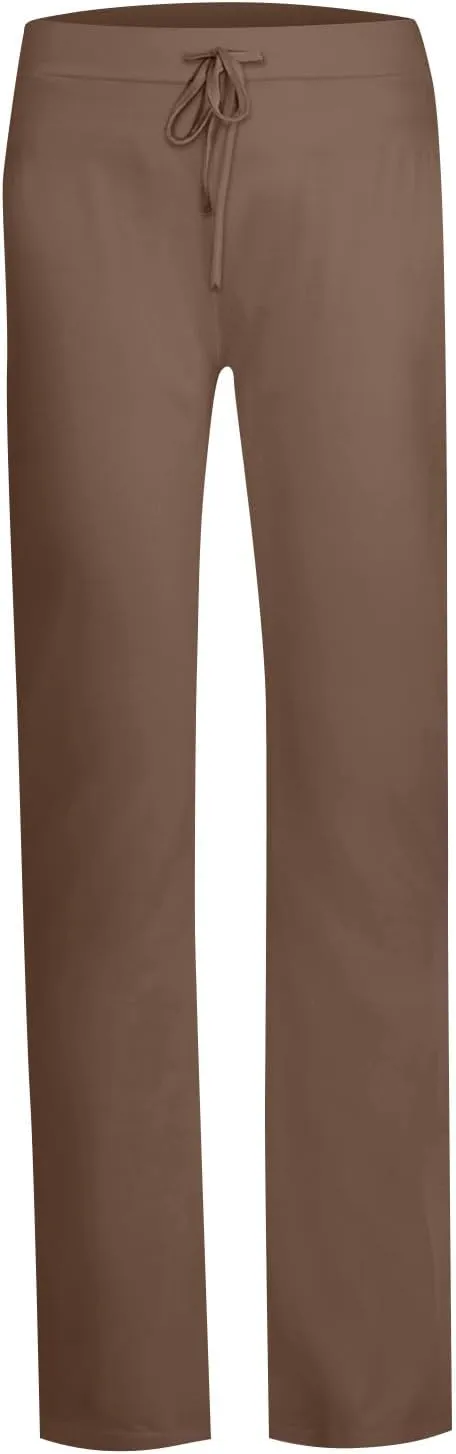 Women's Slim Bootcut Stretch Pants Gym Workout Leggings Yoga Pants for Women Ladies Comfy Straight Leg Sweatpants