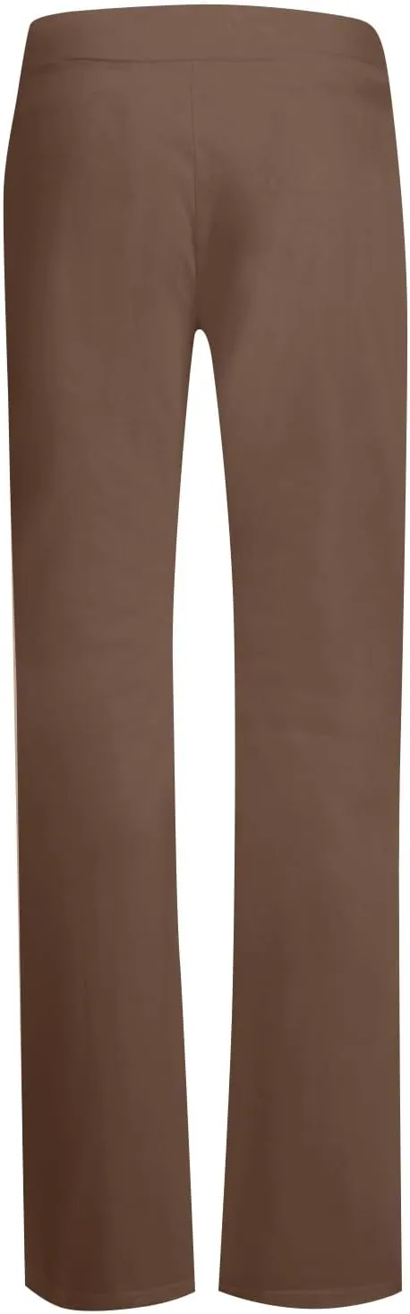 Women's Slim Bootcut Stretch Pants Gym Workout Leggings Yoga Pants for Women Ladies Comfy Straight Leg Sweatpants