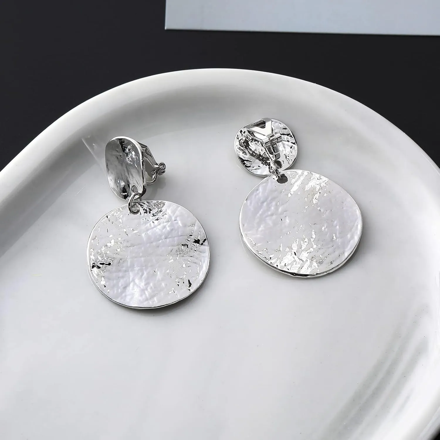 Women's Statement Clip-On Earrings Hypoallergenic Lightweight Clip Earrings
