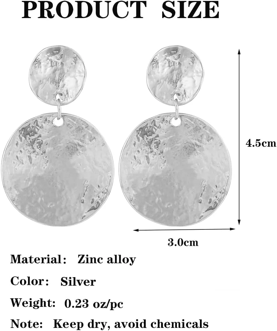 Women's Statement Clip-On Earrings Hypoallergenic Lightweight Clip Earrings