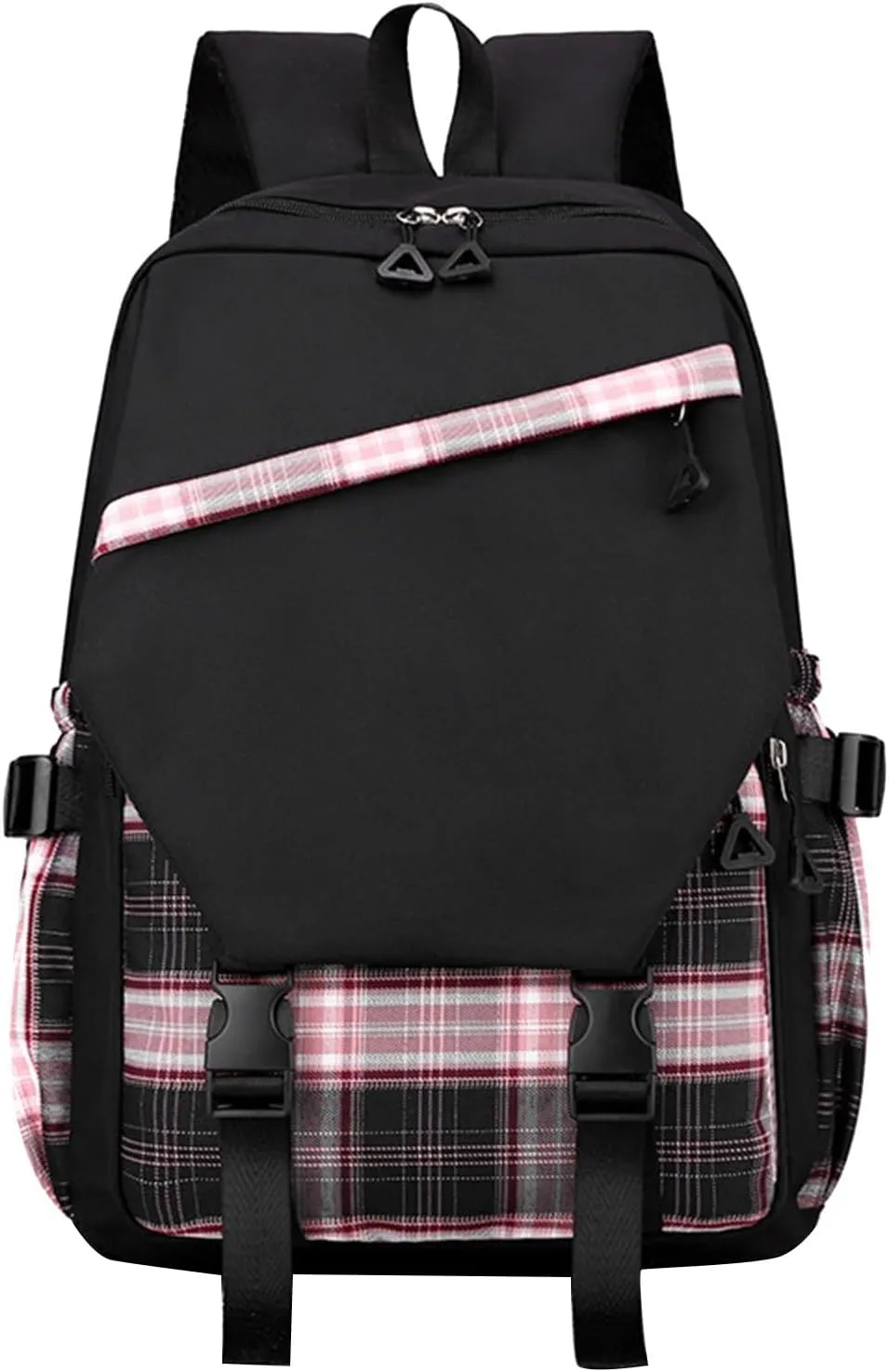 Women's Travel Cloth Lightweight Fashion Backpack Cute Bookbags for College School Travel Mini Purses for Women(Black)