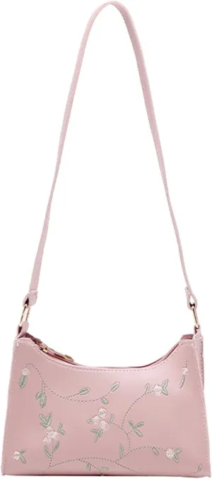 Women's Trendy Purses Vegan Leather Hobo Handbags Fashion Canvas Hippie Crossbody Bags Travel Bag with Zipper(One Size)