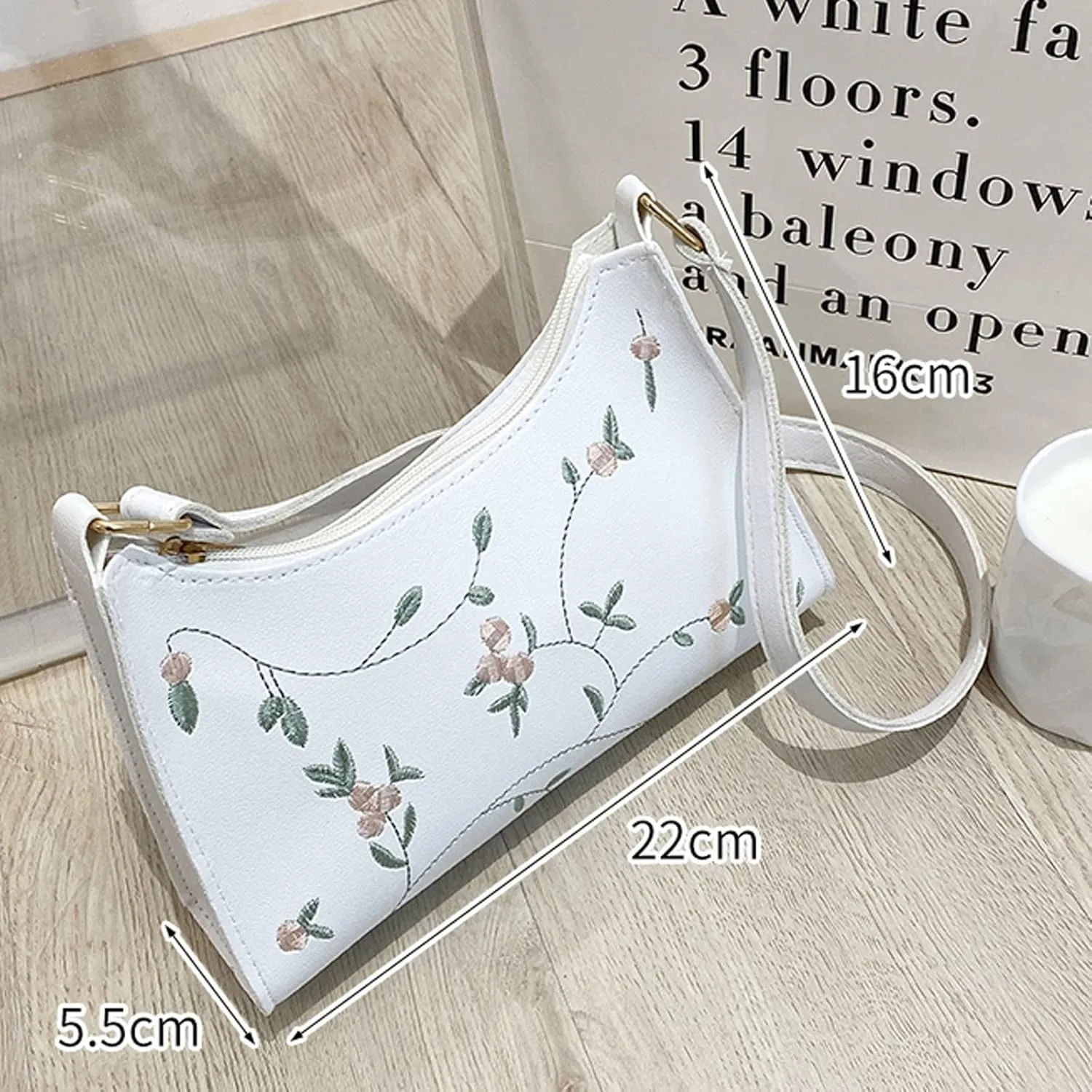 Women's Trendy Purses Vegan Leather Hobo Handbags Fashion Canvas Hippie Crossbody Bags Travel Bag with Zipper(One Size)