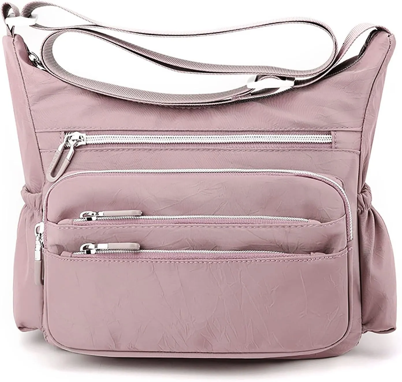 Women's Trendy Purses Vegan Leather Hobo Handbags Lightweight Quilted Fabric Handbags for Women Transparent Bag(PK1)
