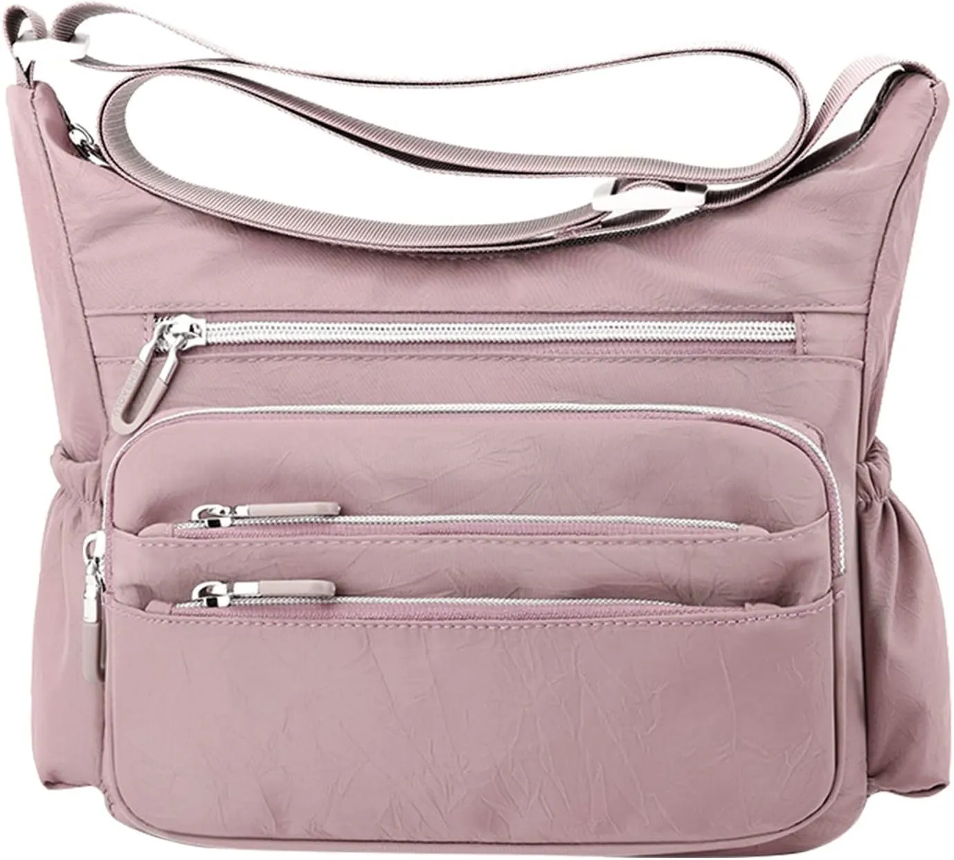 Women's Trendy Purses Vegan Leather Hobo Handbags Lightweight Quilted Fabric Handbags for Women Transparent Bag(PK1)