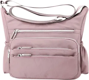 Women's Trendy Purses Vegan Leather Hobo Handbags Lightweight Quilted Fabric Handbags for Women Transparent Bag(PK1)