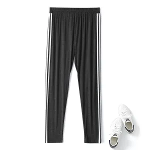 Xella Plus Size Stripes Leggings