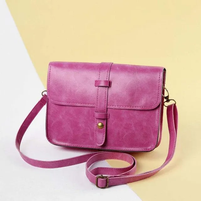 Xiniu Women Shoulder bag Vintage Purse Bag Leather Cross Body Shoulder Messenger Bag