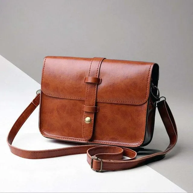 Xiniu Women Shoulder bag Vintage Purse Bag Leather Cross Body Shoulder Messenger Bag