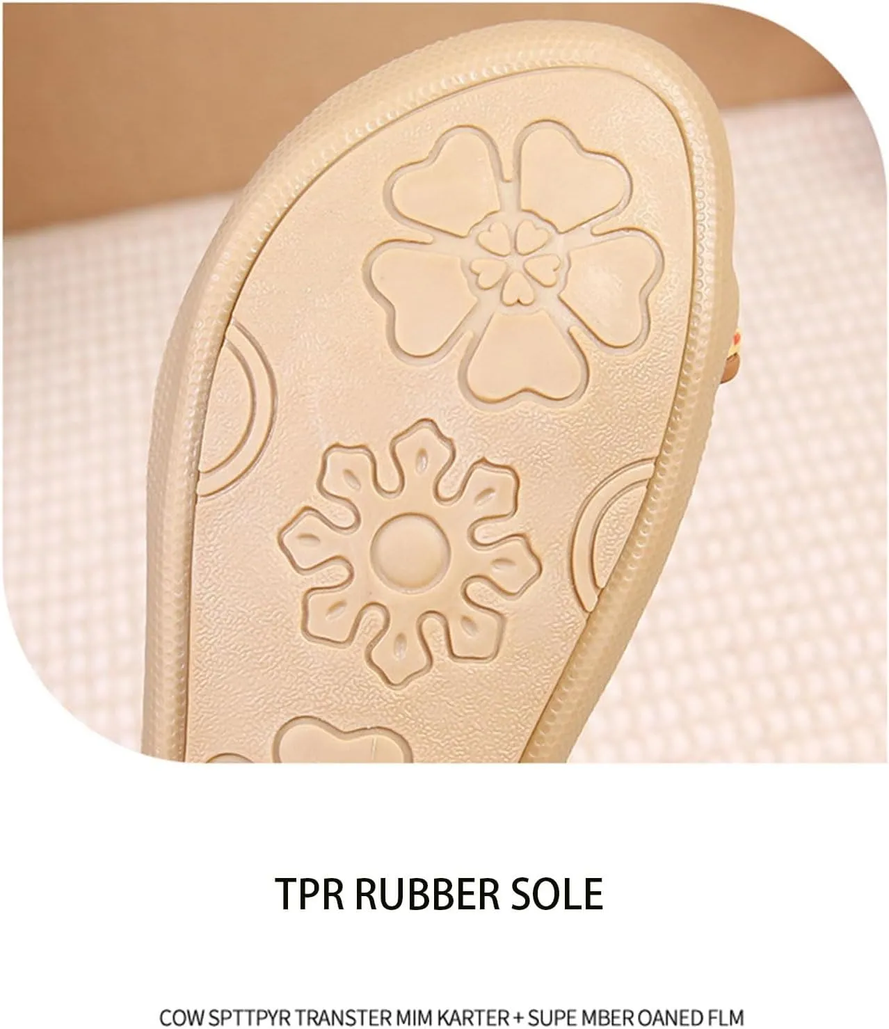 Yytcsjz Women's Orthopedic Open Toe Leather Sandal, Comfortable Bohemian Beaded Dressy Summer Flat Casual Ankle Strap Elastic Slip On Beach Sandal, With Arch Support